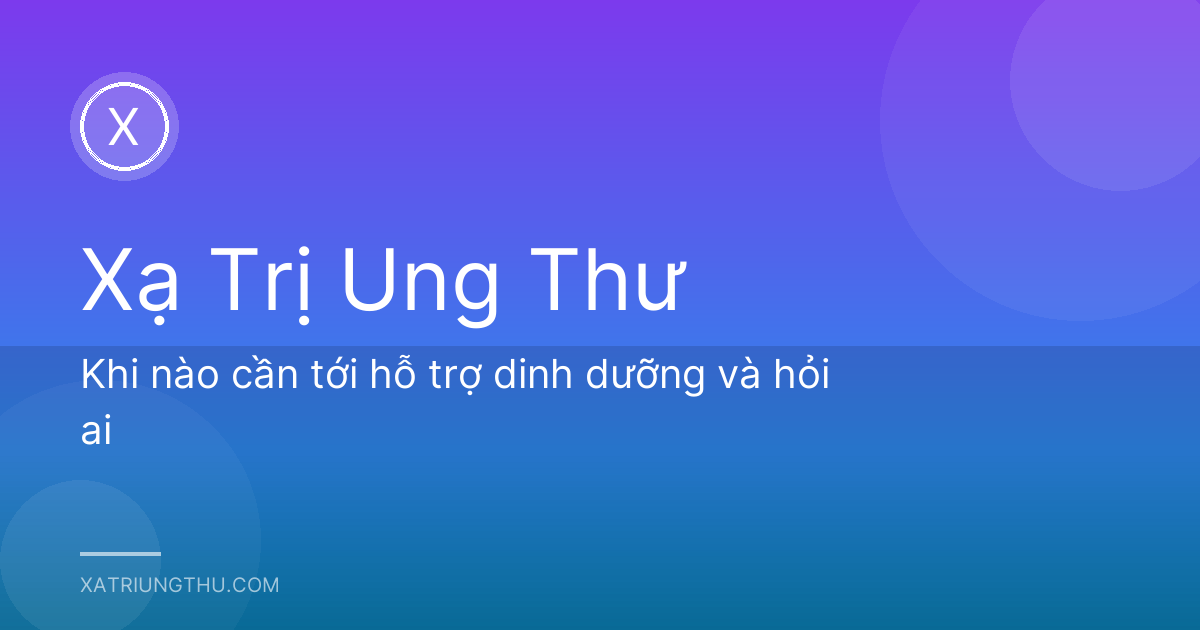 Khi nào cần tới hỗ trợ dinh dưỡng và hỏi ai